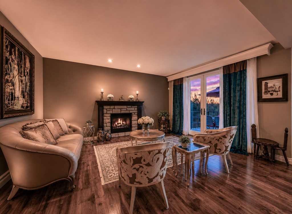 23 Aspen Summit Mount Sw, Calgary, AB - Indoor Photo Showing Living Room With Fireplace