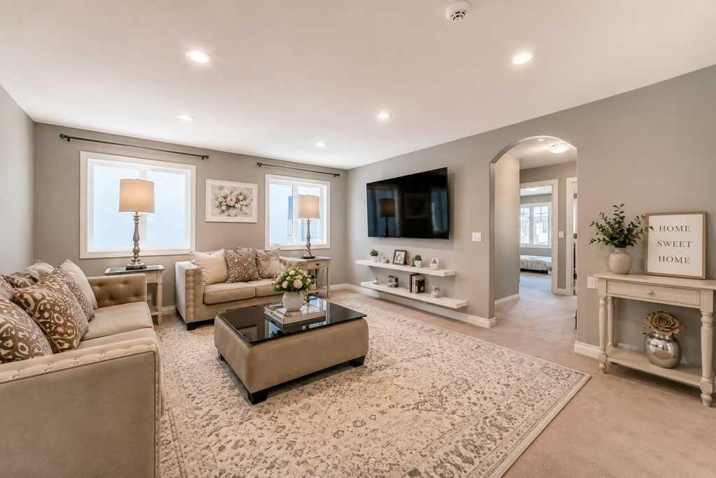 23 Aspen Summit Mount Sw, Calgary, AB - Indoor Photo Showing Living Room