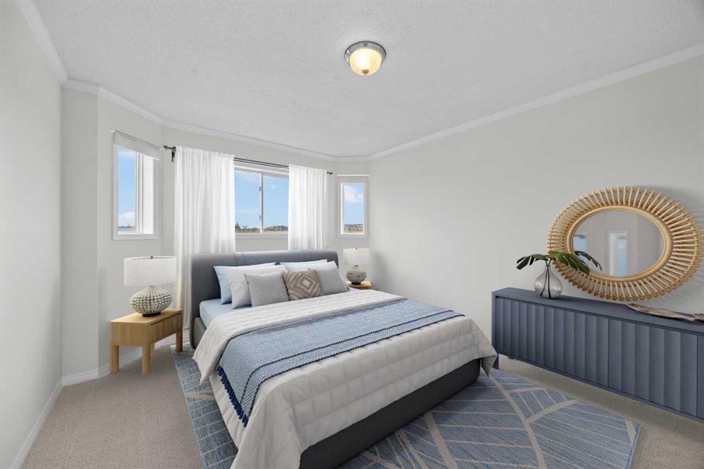 289 Hidden Spring Green Nw, Calgary, AB - Indoor Photo Showing Bedroom