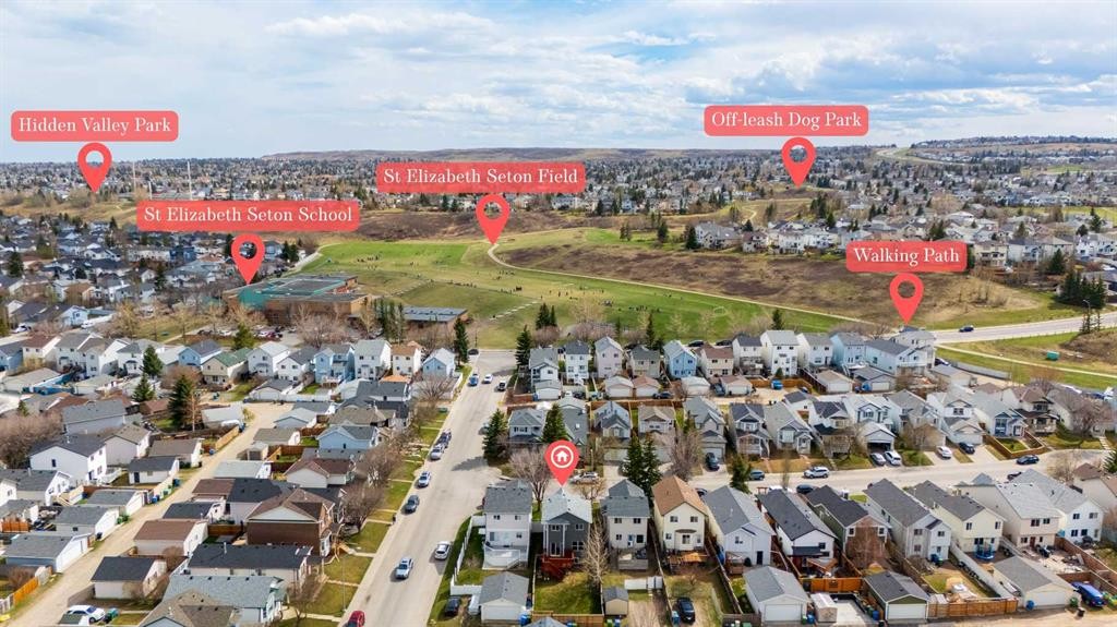 289 Hidden Spring Green Nw, Calgary, AB - Outdoor With View