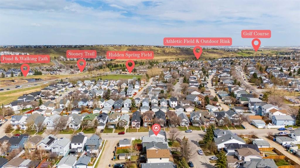 289 Hidden Spring Green Nw, Calgary, AB - Outdoor With View