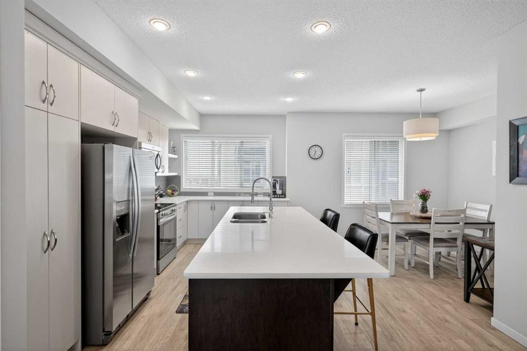 210 Nolanlake Villas Nw, Calgary, AB - Indoor Photo Showing Kitchen With Double Sink With Upgraded Kitchen