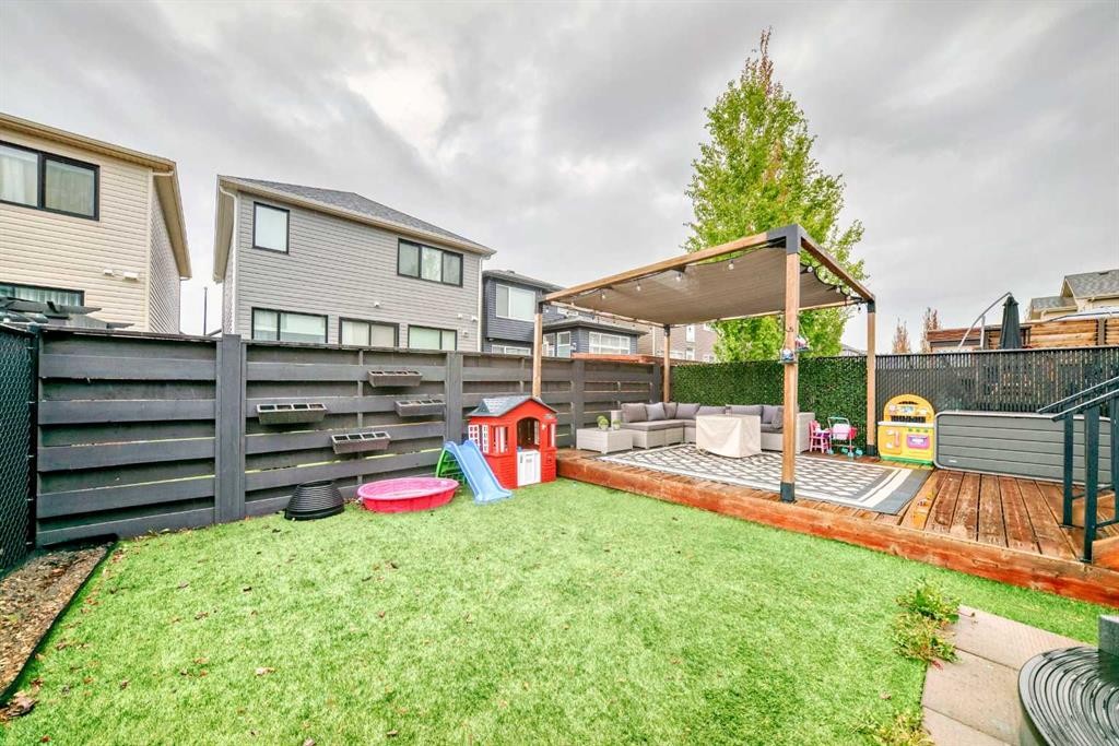 54 Seton Manor Se, Calgary, AB - Outdoor With Deck Patio Veranda With Exterior