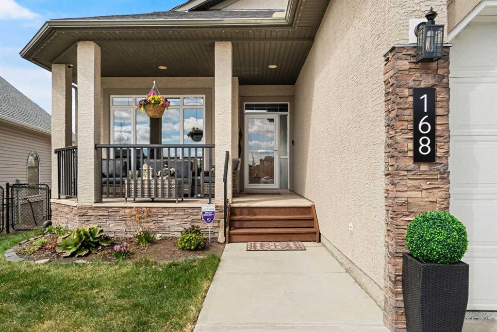 168 West Creek Landing, Chestermere, AB - Outdoor With Deck Patio Veranda
