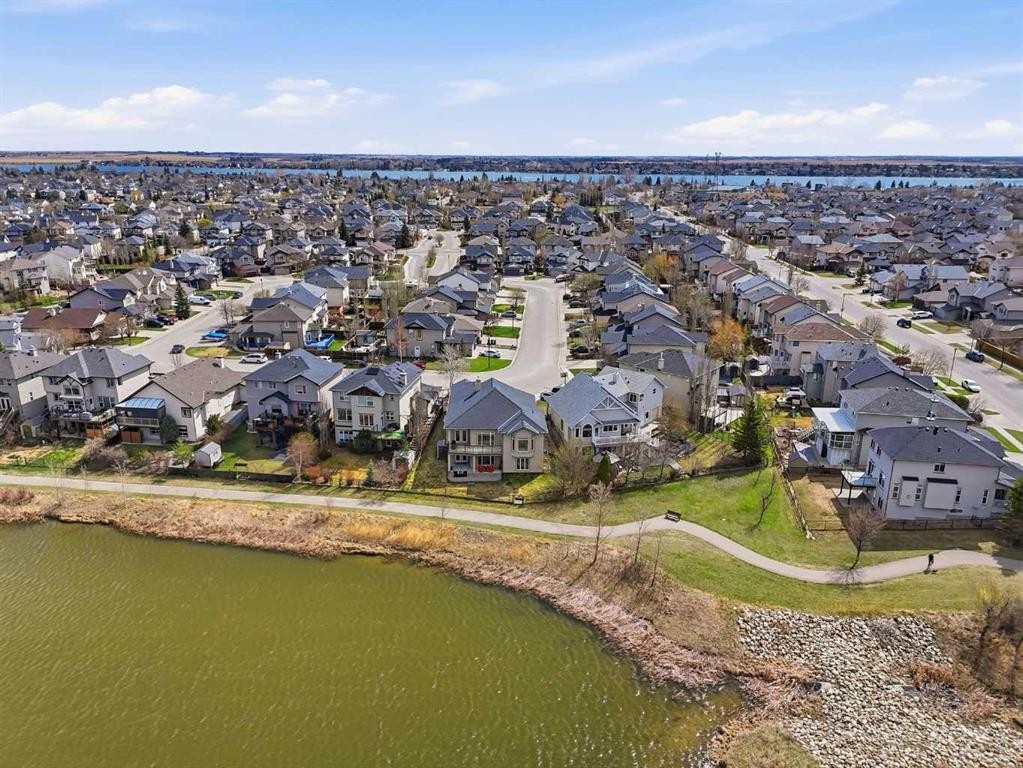 168 West Creek Landing, Chestermere, AB - Outdoor With View