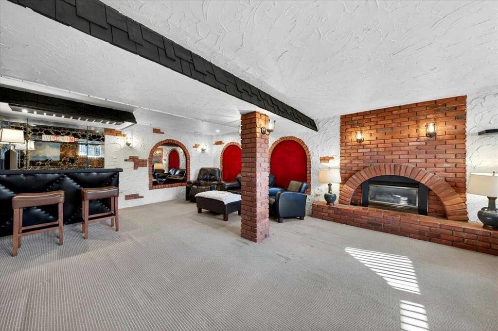 332 Whitney Crescent Se, Calgary, AB - Indoor With Fireplace