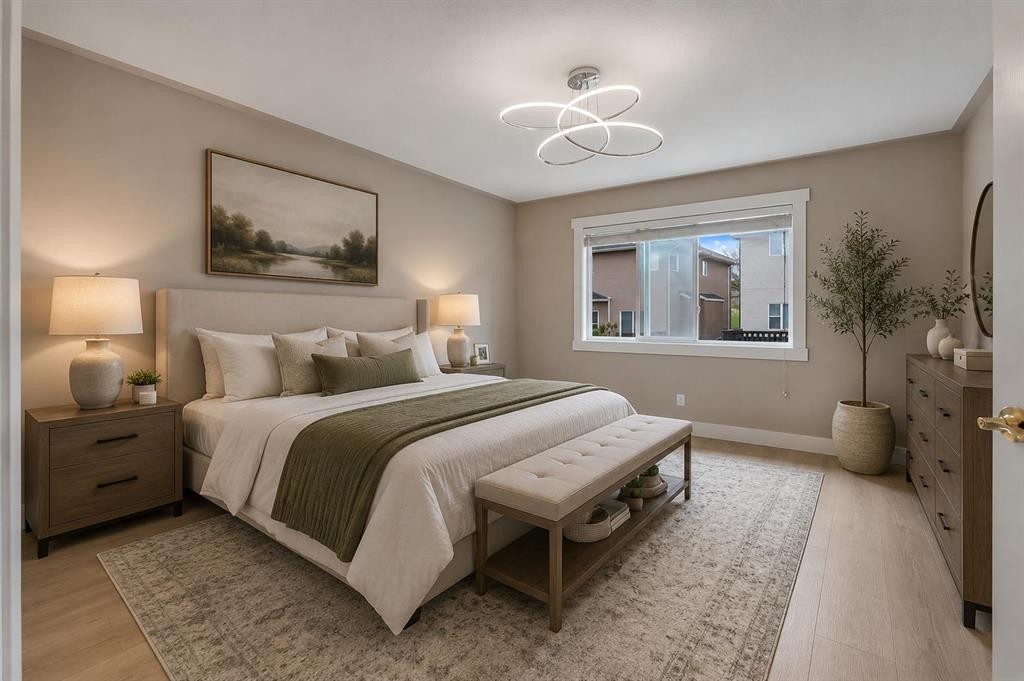 57 Sherwood Terrace Nw, Calgary, AB - Indoor Photo Showing Bedroom