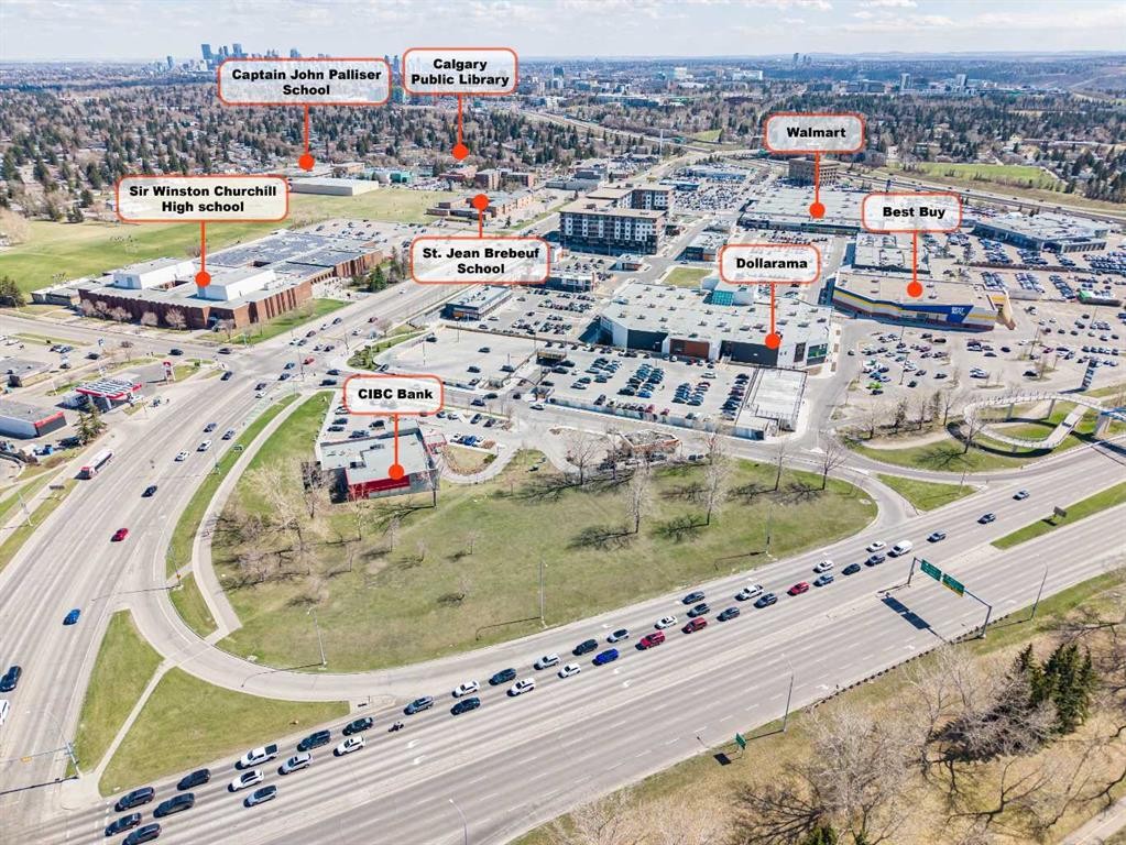 802-4944 Dalton Drive Nw, Calgary, AB - Outdoor With View