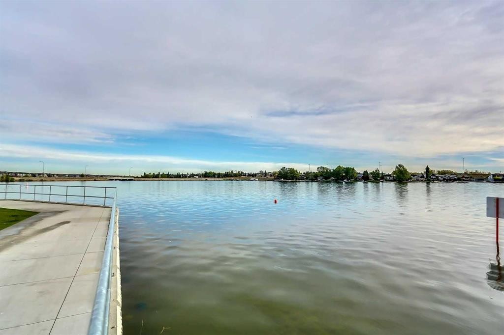 312 Viewpointe Terrace, Chestermere, AB - Outdoor With Body Of Water With View