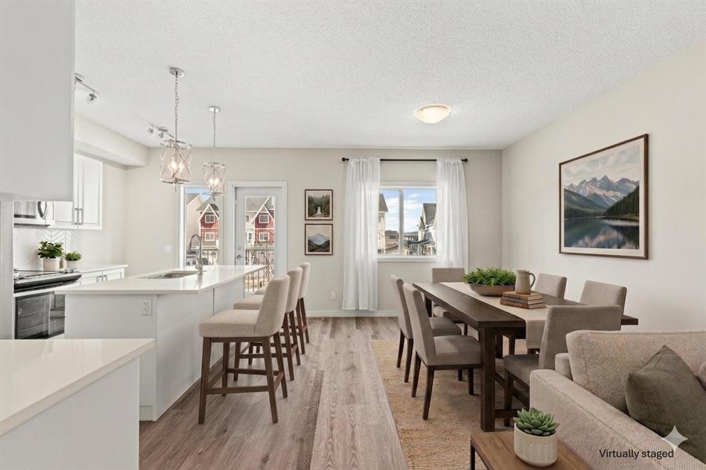 310-32 Red Embers Parade Ne, Calgary, AB - Indoor Photo Showing Dining Room