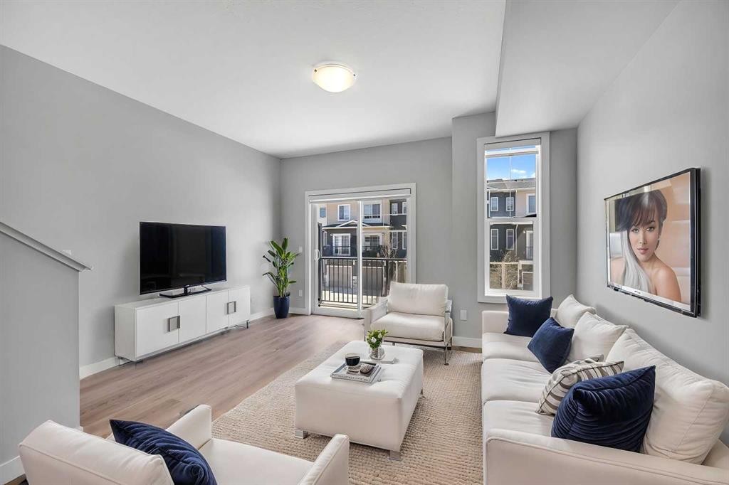 1132 Sage Hill Grove Nw, Calgary, AB - Indoor Photo Showing Living Room