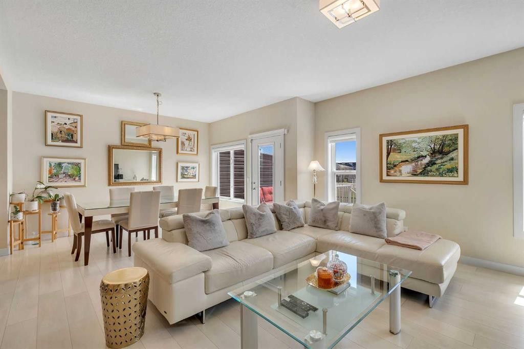 133 Redstone Common Ne, Calgary, AB - Indoor Photo Showing Living Room