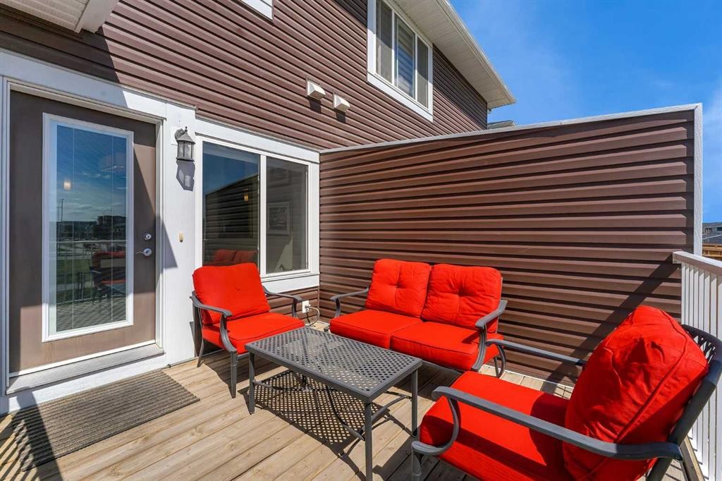 133 Redstone Common Ne, Calgary, AB - Outdoor With Deck Patio Veranda With Exterior
