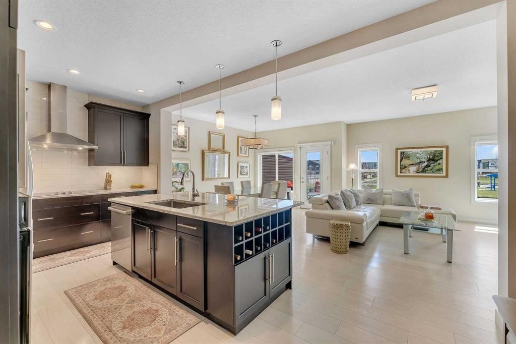 133 Redstone Common Ne, Calgary, AB - Indoor Photo Showing Kitchen With Upgraded Kitchen