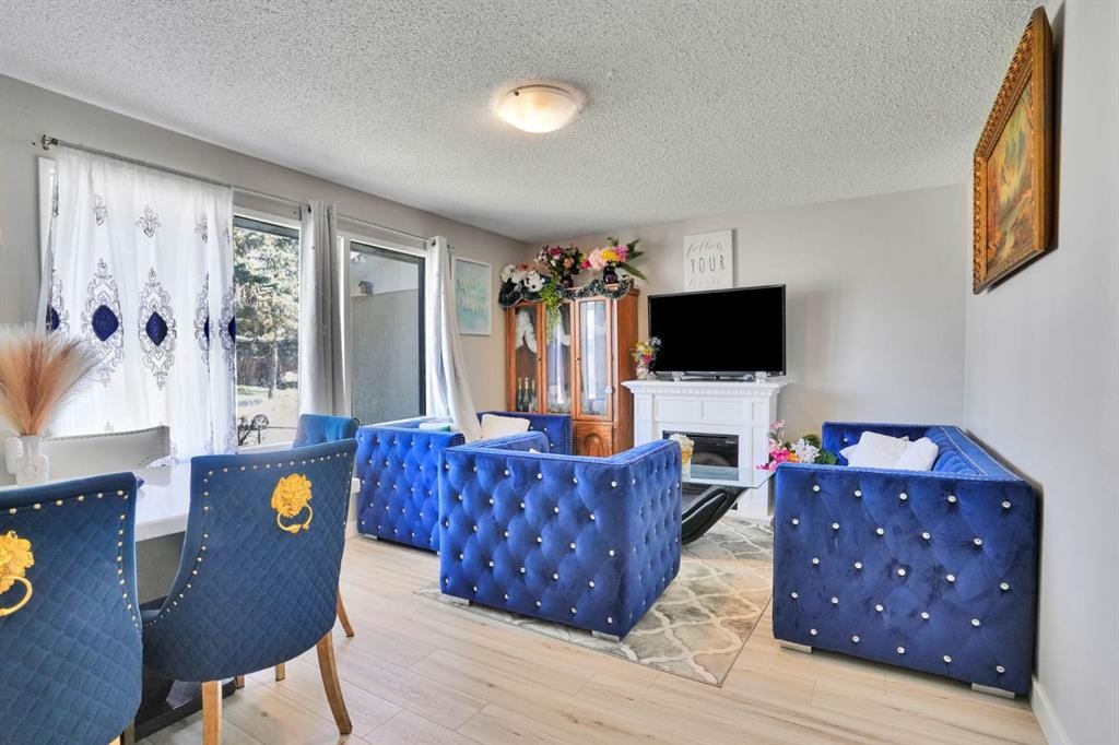 43 Maranda Close Ne, Calgary, AB - Indoor With Fireplace
