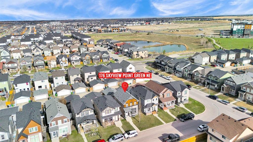 176 Skyview Point Green Ne, Calgary, AB - Outdoor With View