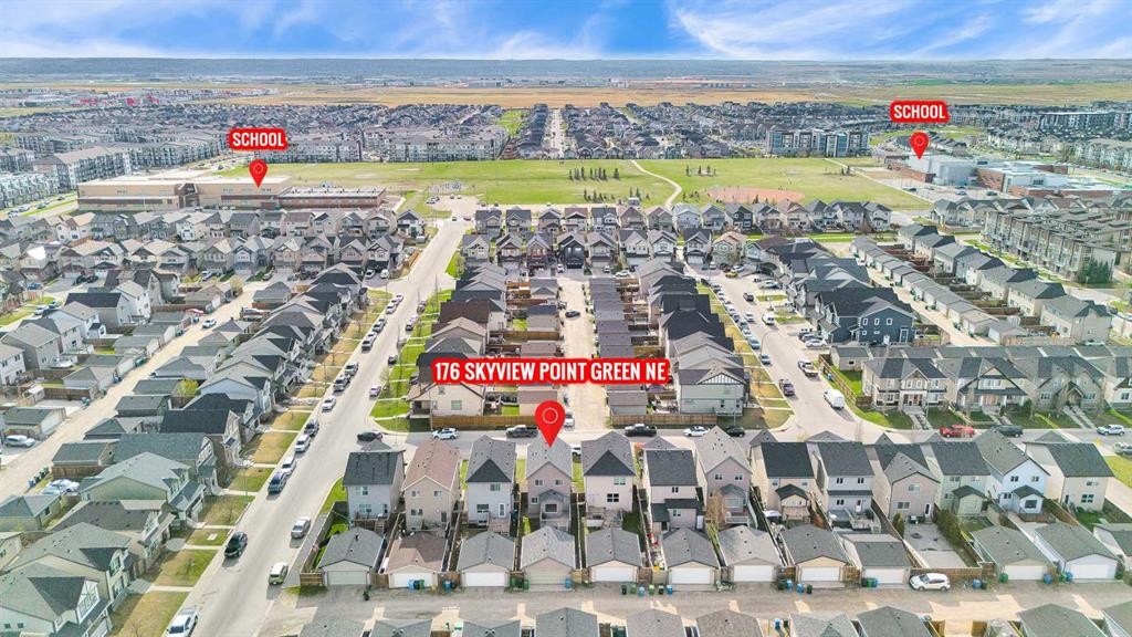 176 Skyview Point Green Ne, Calgary, AB - Outdoor With View