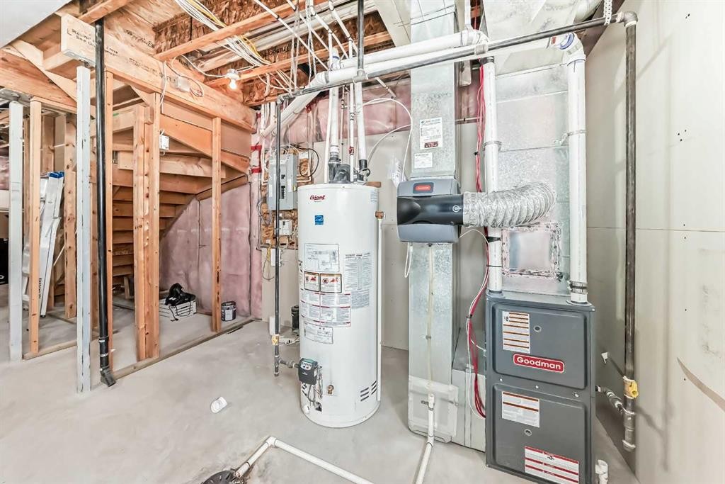 102 Saddlelake Terrace Ne, Calgary, AB - Indoor Photo Showing Basement