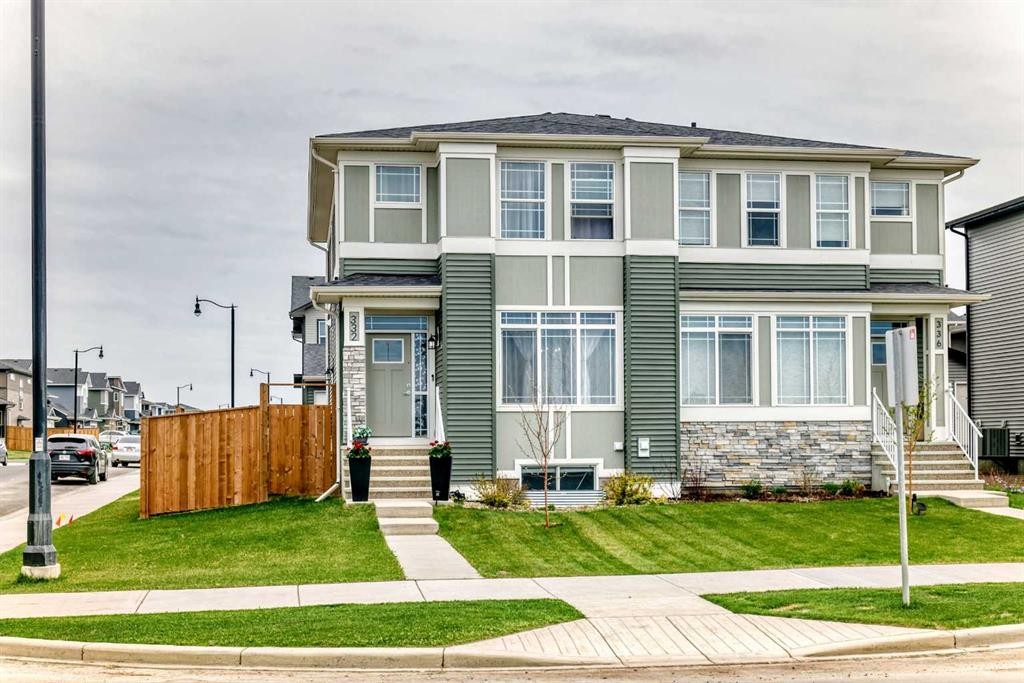 332 Dawson Drive, Chestermere, AB - Outdoor With Facade