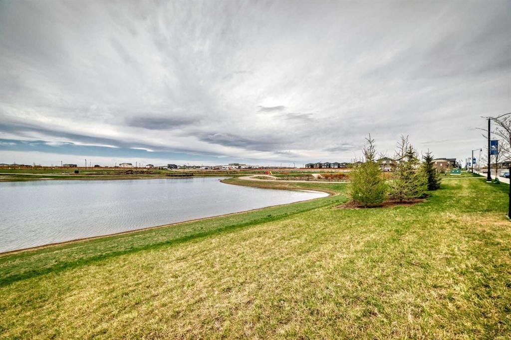 332 Dawson Drive, Chestermere, AB - Outdoor With Body Of Water With View