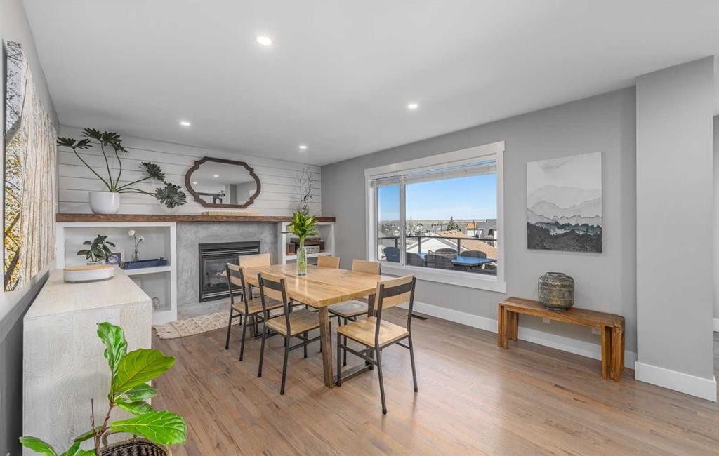 8 Sheep River Hill, Okotoks, AB - Indoor With Fireplace