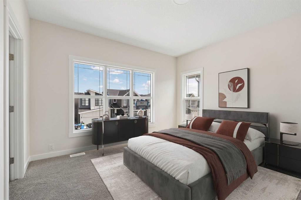 120 Creekstone Circle Sw, Calgary, AB - Indoor Photo Showing Bedroom