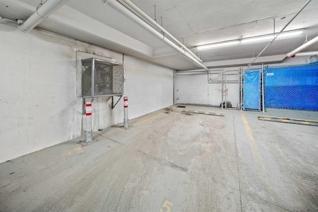3415-11 Mahogany Row Se, Calgary, AB - Indoor Photo Showing Garage