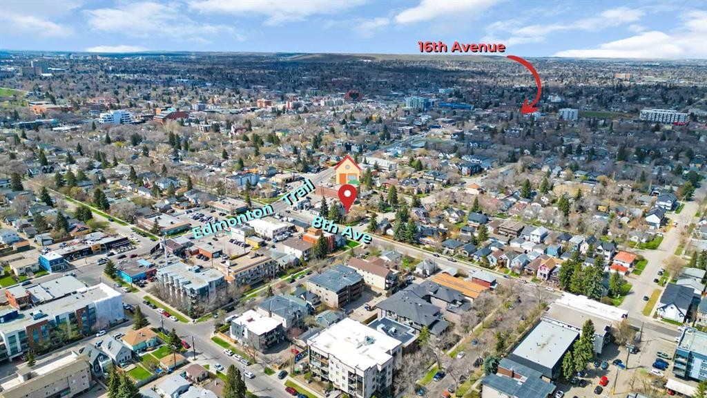426 8 Avenue Ne, Calgary, AB - Outdoor With View