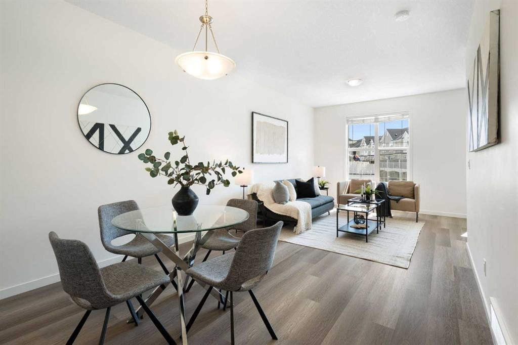 505 Copperstone Manor Se, Calgary, AB - Indoor Photo Showing Dining Room