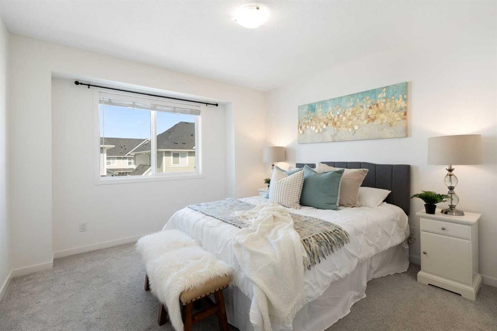 505 Copperstone Manor Se, Calgary, AB - Indoor Photo Showing Bedroom