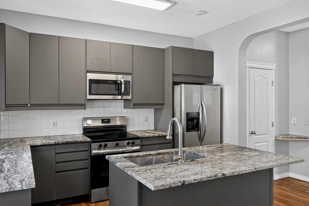 36 Chaparral Drive, Calgary, AB - Indoor Photo Showing Kitchen With Upgraded Kitchen