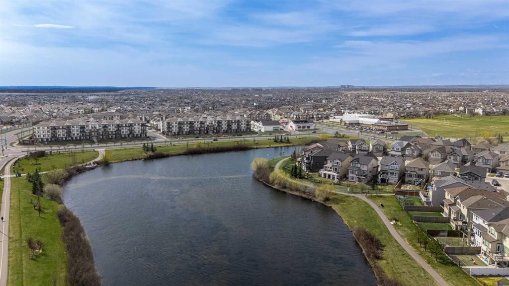403-117 Copperpond Common Se, Calgary, AB - Outdoor With Body Of Water With View