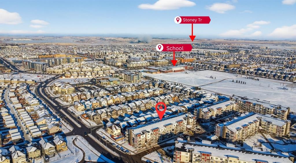 4403-302 Skyview Ranch Drive Ne, Calgary, AB - Outdoor With View