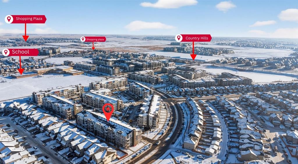 4403-302 Skyview Ranch Drive Ne, Calgary, AB - Outdoor With View
