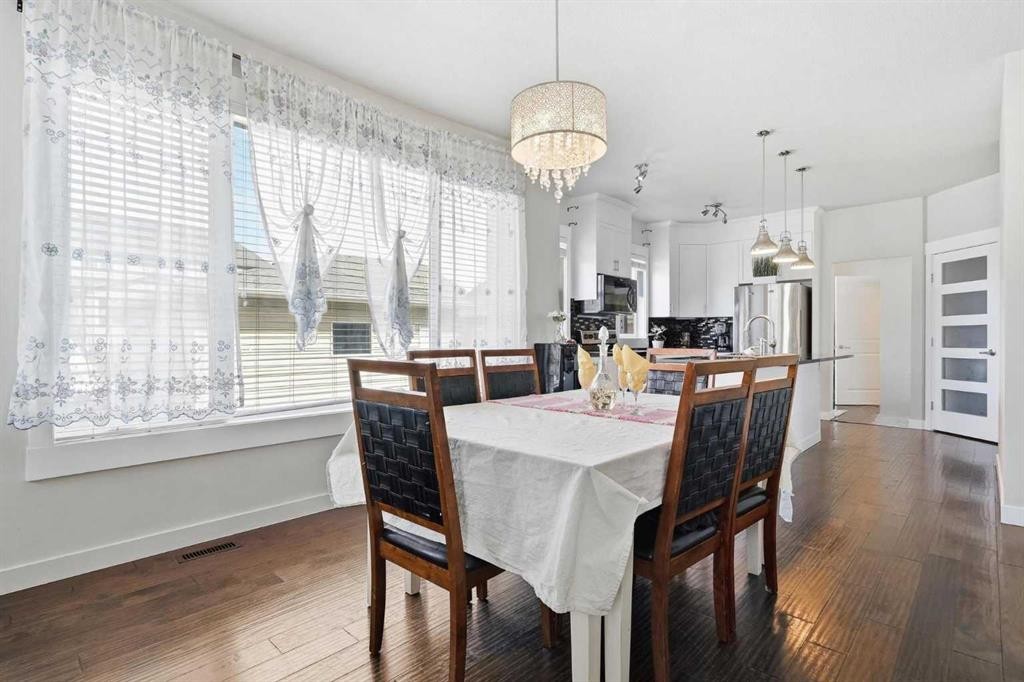 161 Rainbow Falls Glen, Chestermere, AB - Indoor Photo Showing Dining Room