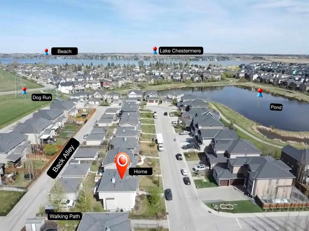 161 Rainbow Falls Glen, Chestermere, AB - Outdoor With Deck Patio Veranda With Facade