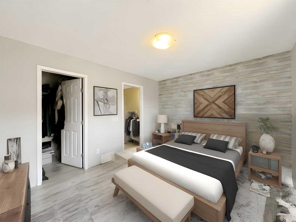 101 Channelside Cove Sw, Airdrie, AB - Indoor Photo Showing Bedroom