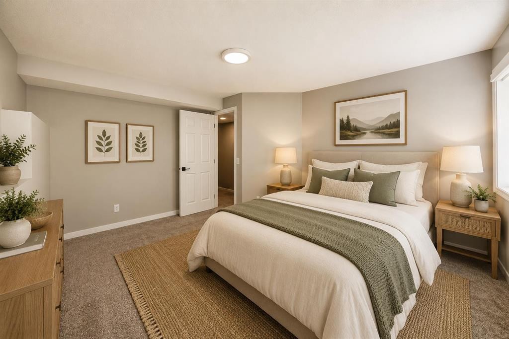 159 Citadel Peak Circle Nw, Calgary, AB - Indoor Photo Showing Bedroom