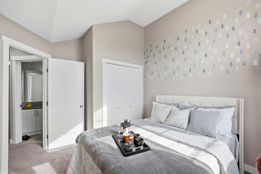 556 Redstone View Ne, Calgary, AB - Indoor Photo Showing Bedroom