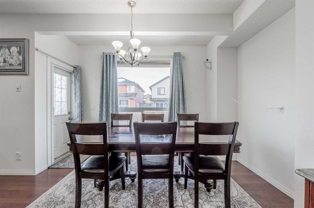 482 Skyview Ranch Way Ne, Calgary, AB - Indoor Photo Showing Dining Room