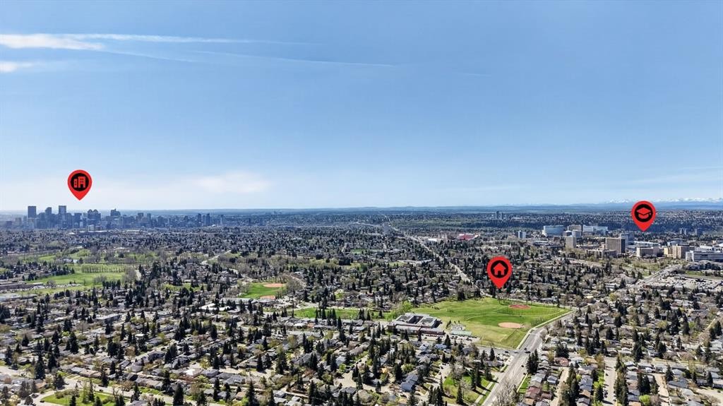3811 24 Street Nw, Calgary, AB - Outdoor With View