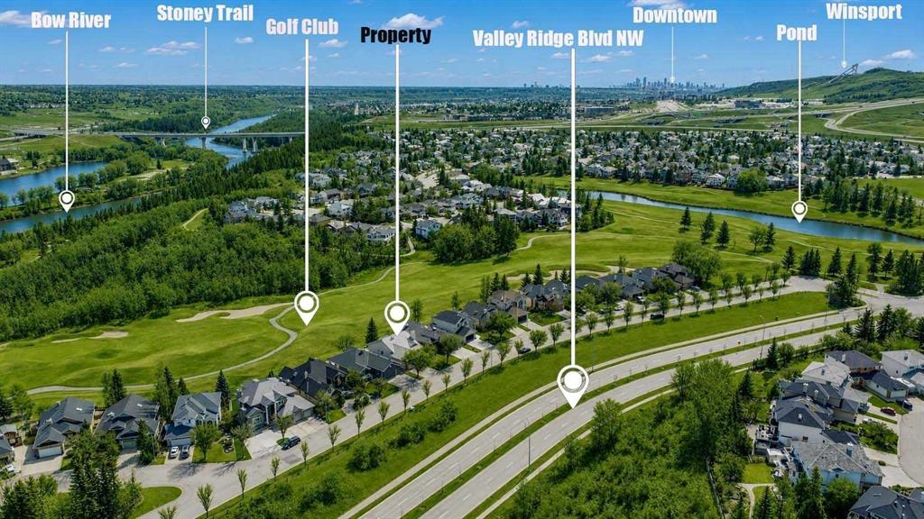 82 Valley Ridge Point Nw, Calgary, AB - Outdoor With View