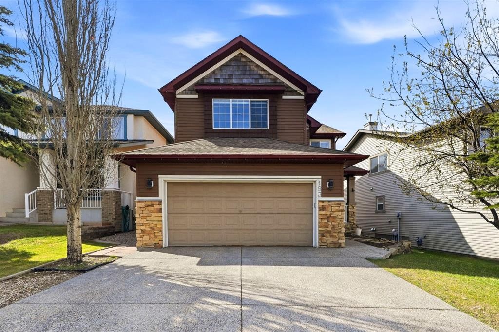 193 Hidden Creek Road Nw, Calgary, AB - Outdoor With Facade