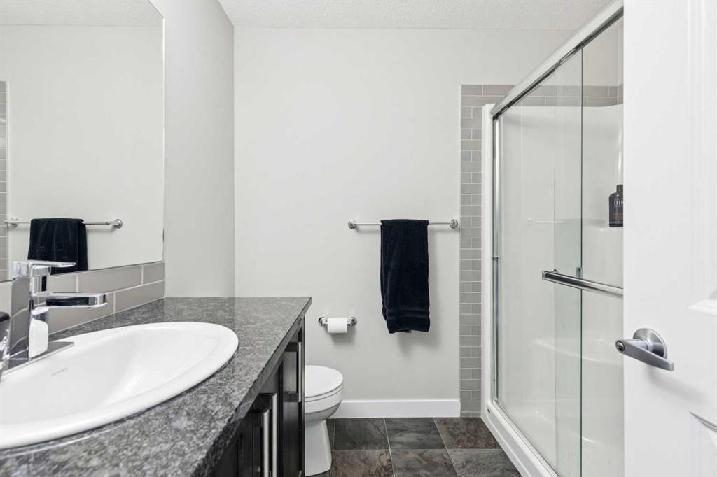 116 Seton Passage Se, Calgary, AB - Indoor Photo Showing Bathroom