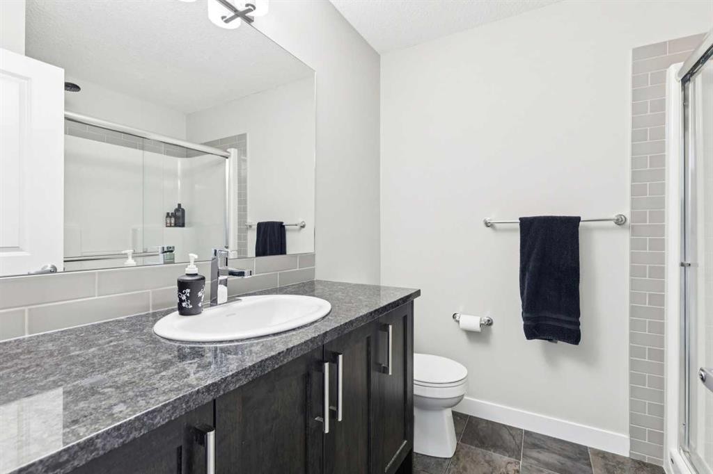 116 Seton Passage Se, Calgary, AB - Indoor Photo Showing Bathroom