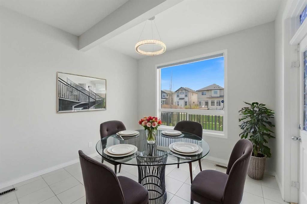 42 Skyview Point Rise Ne, Calgary, AB - Indoor Photo Showing Dining Room