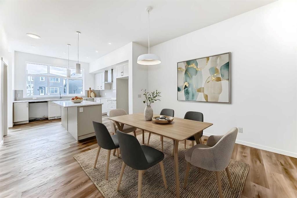 36 Mercado Road Se, Calgary, AB - Indoor Photo Showing Dining Room