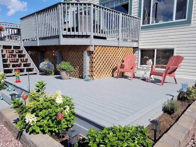 255 Copperfield Manor Se, Calgary, AB - Outdoor With Deck Patio Veranda