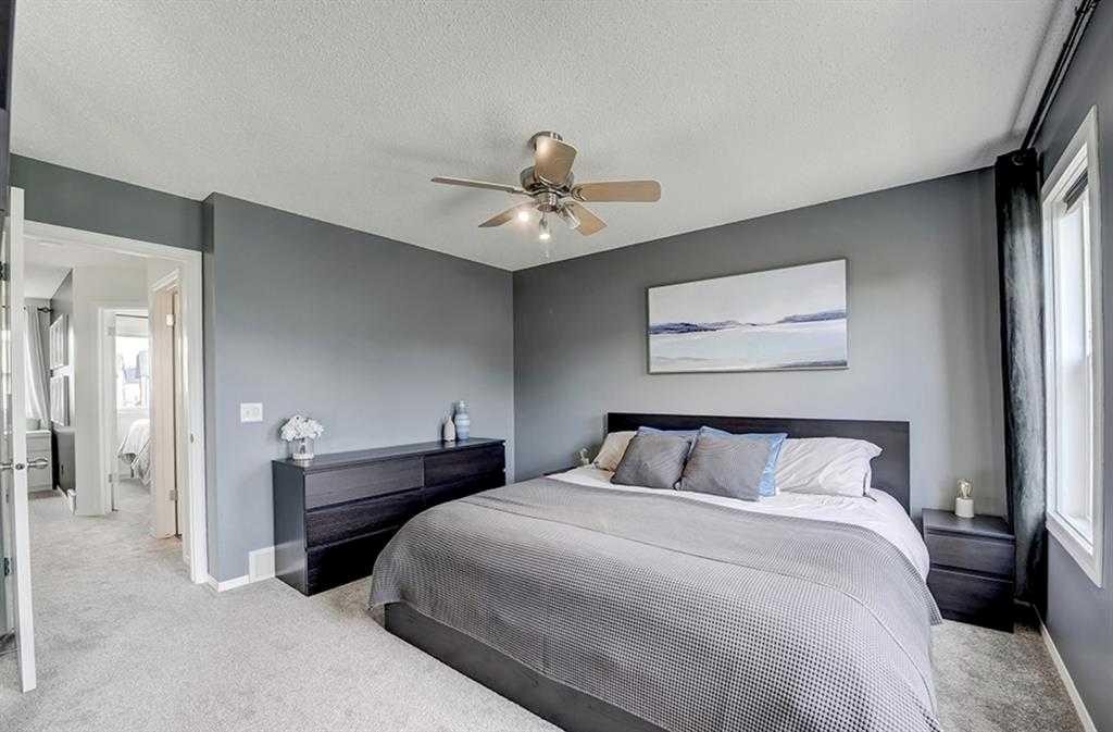 12 Elgin Meadows View Se, Calgary, AB - Indoor Photo Showing Bedroom