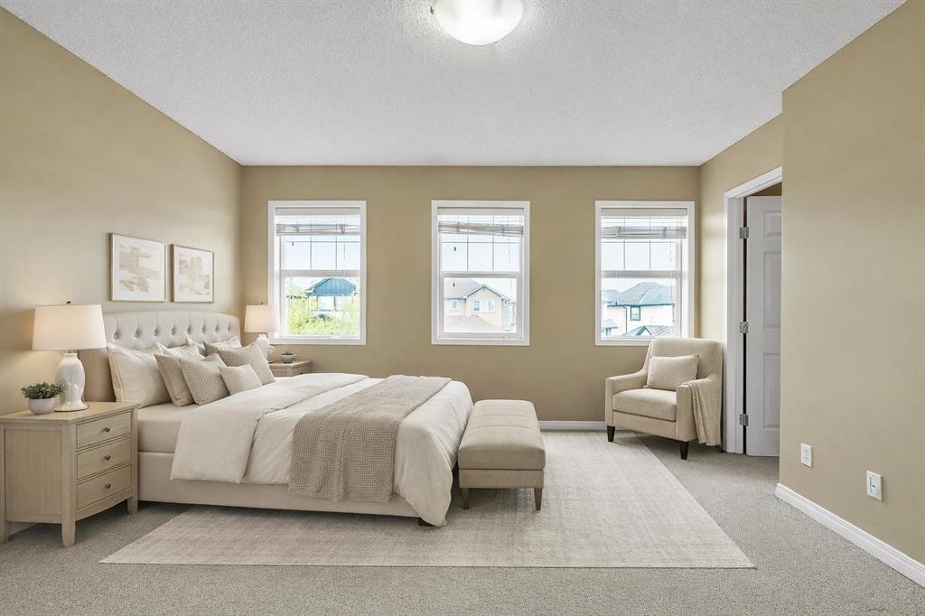247 Evermeadow Avenue Sw, Calgary, AB - Indoor Photo Showing Bedroom